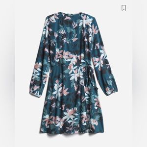 City chic teal green merinna wrap dress xxl